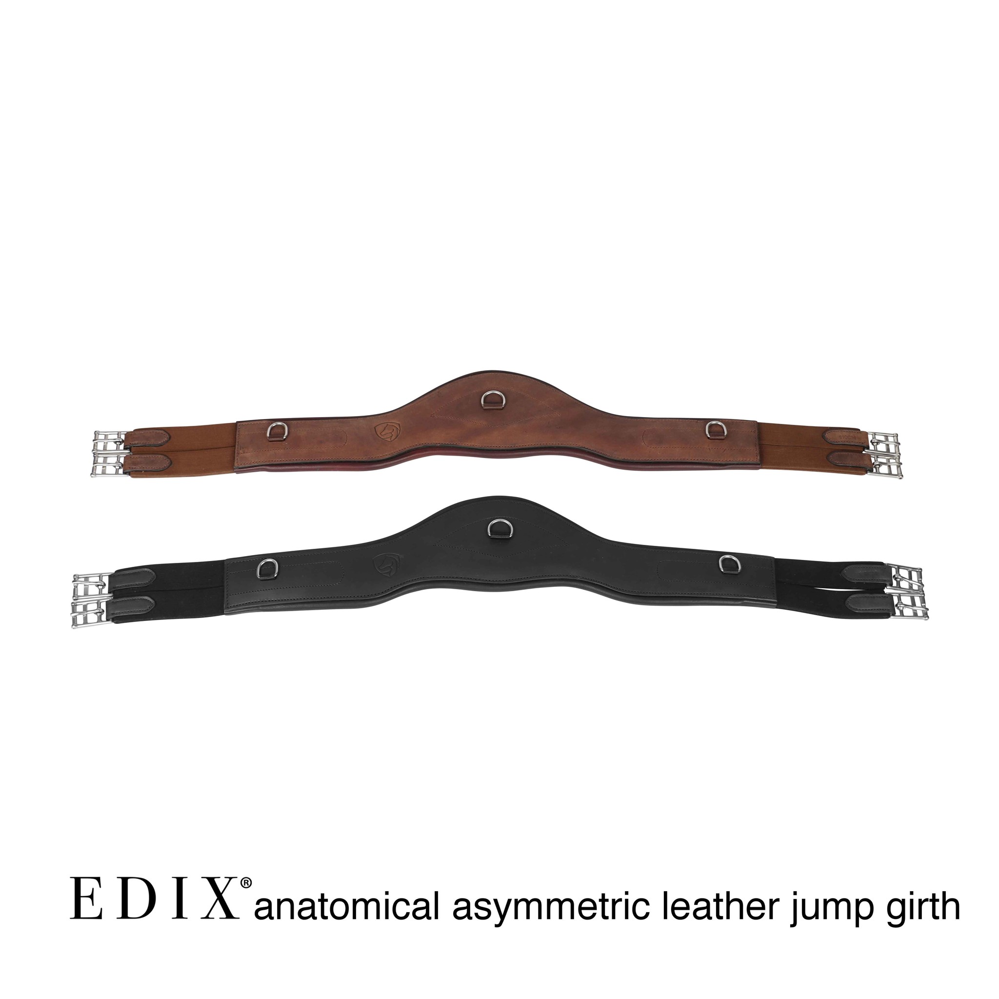 Versatility girth anatomical leather