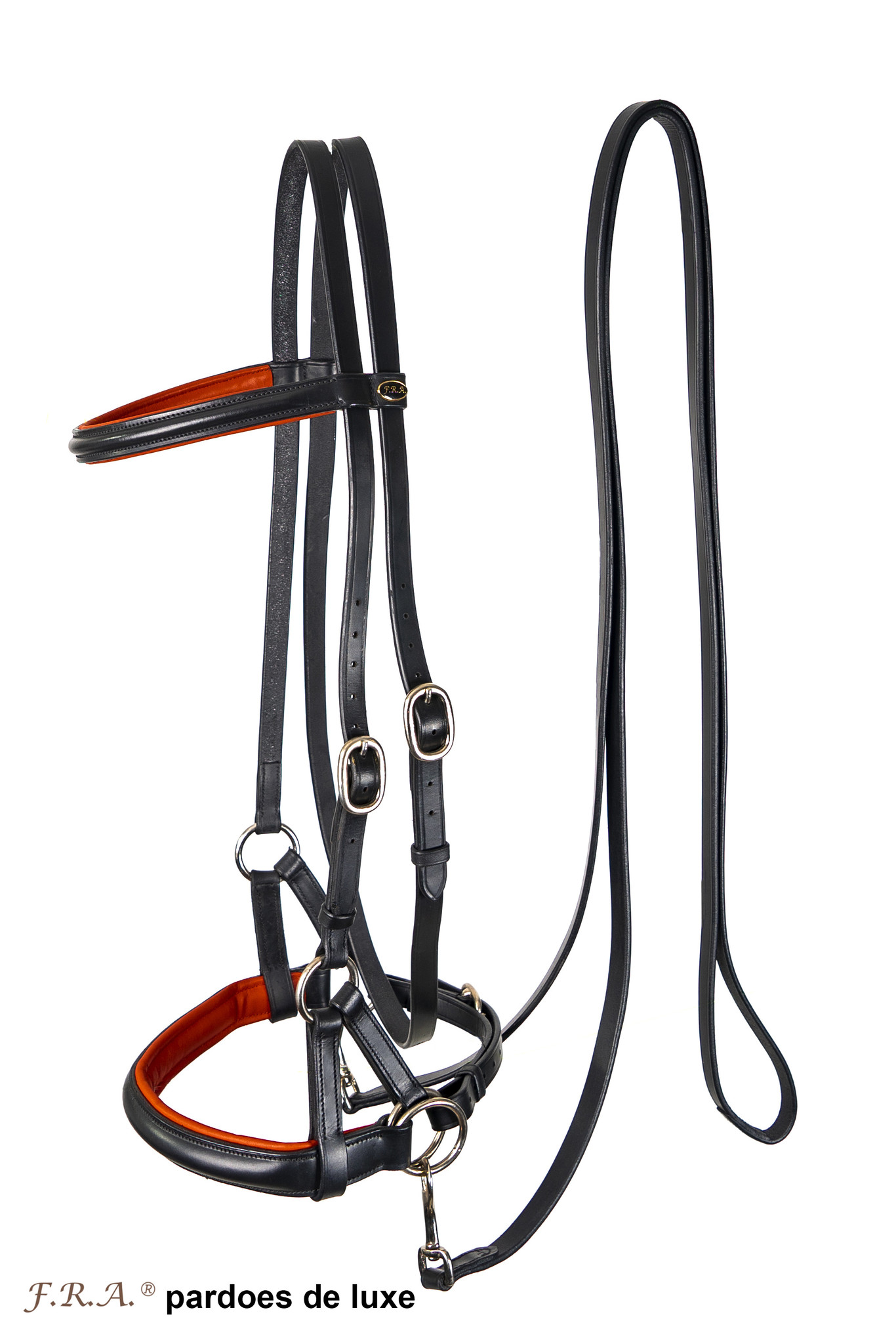 Pardoes de luxe sidepull bitless Zaumzeug leather