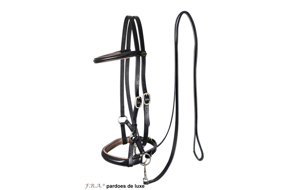Pardoes de luxe sidepull bitlooshoofdstel leer