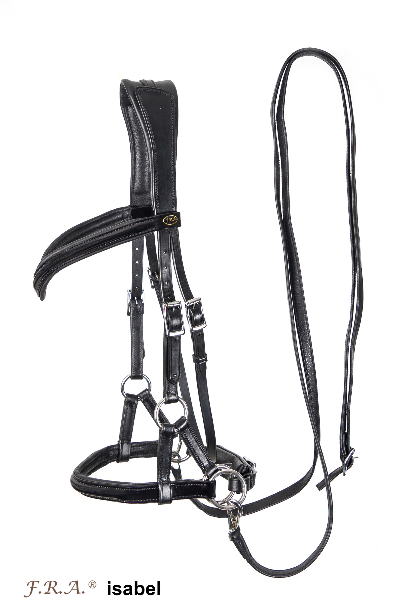 Isabel sidepull bitless bridle leather