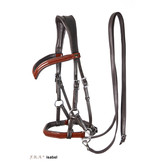 Isabel sidepull bitless bridle leather