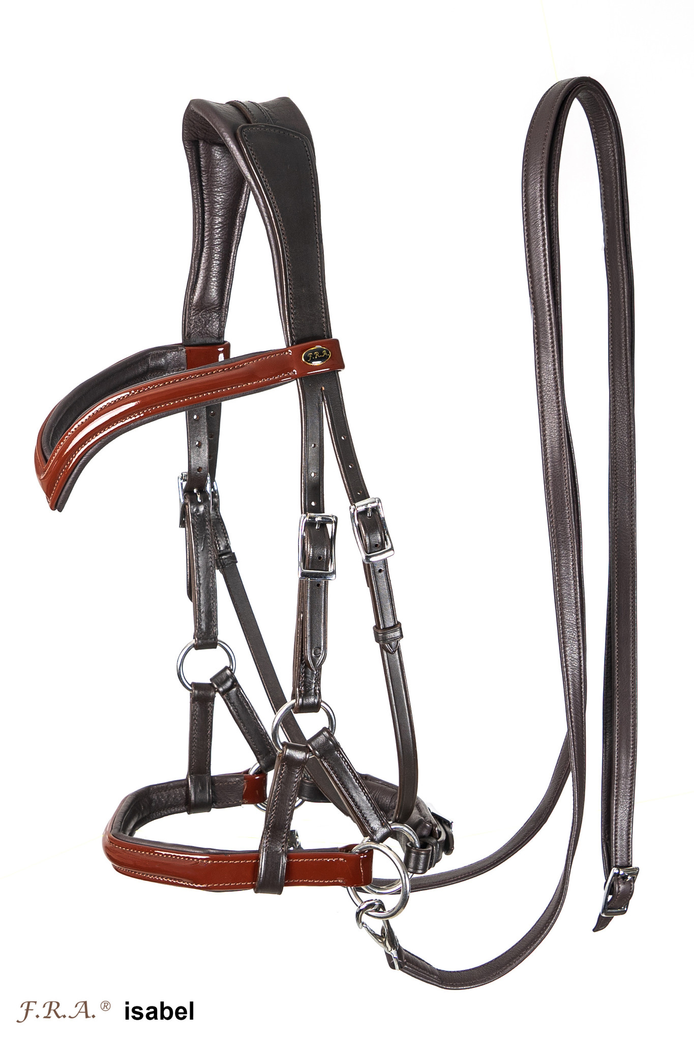 Isabel sidepull bitless bridle leather