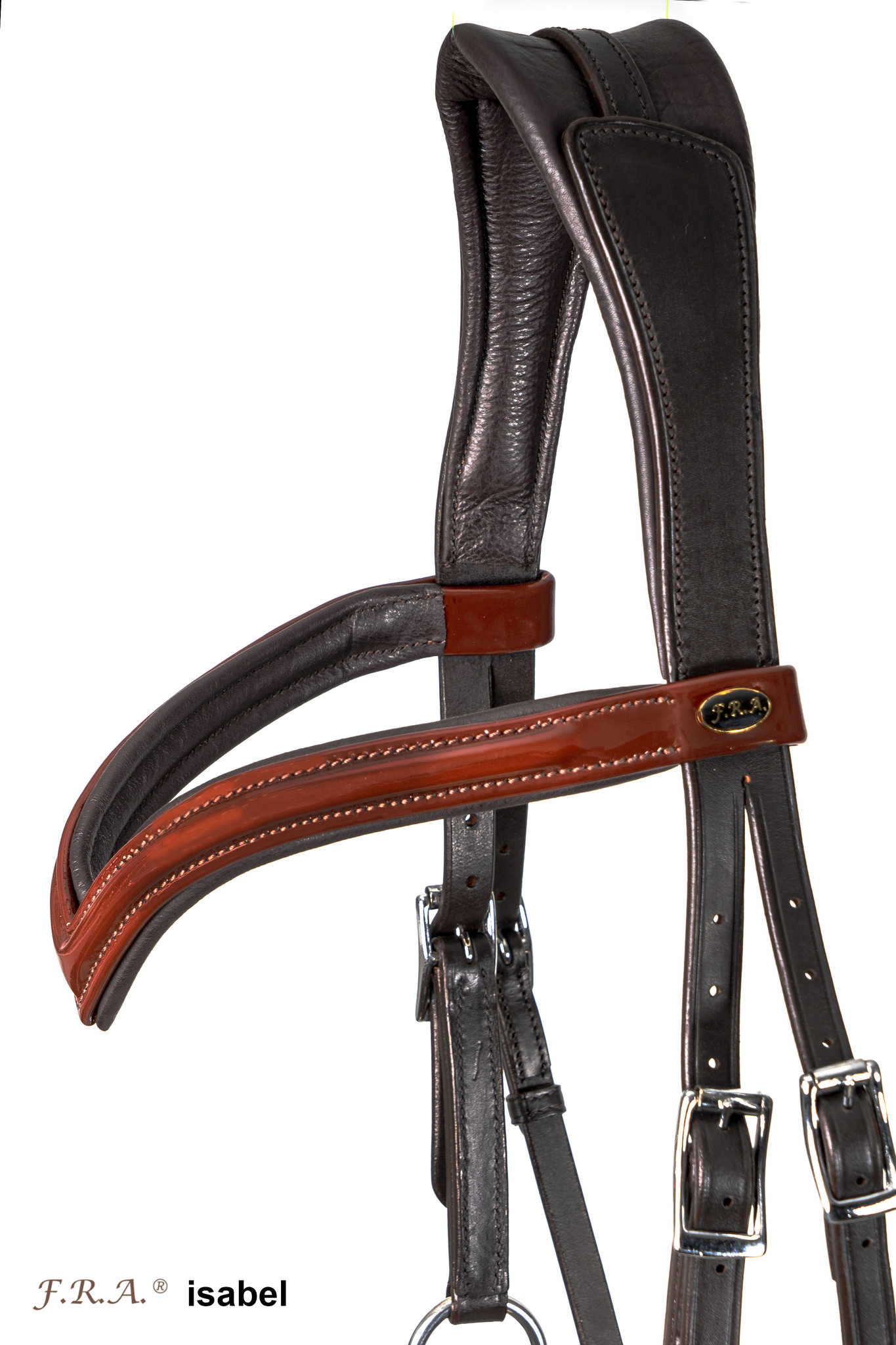 Isabel sidepull bitlooshoofdstel leer