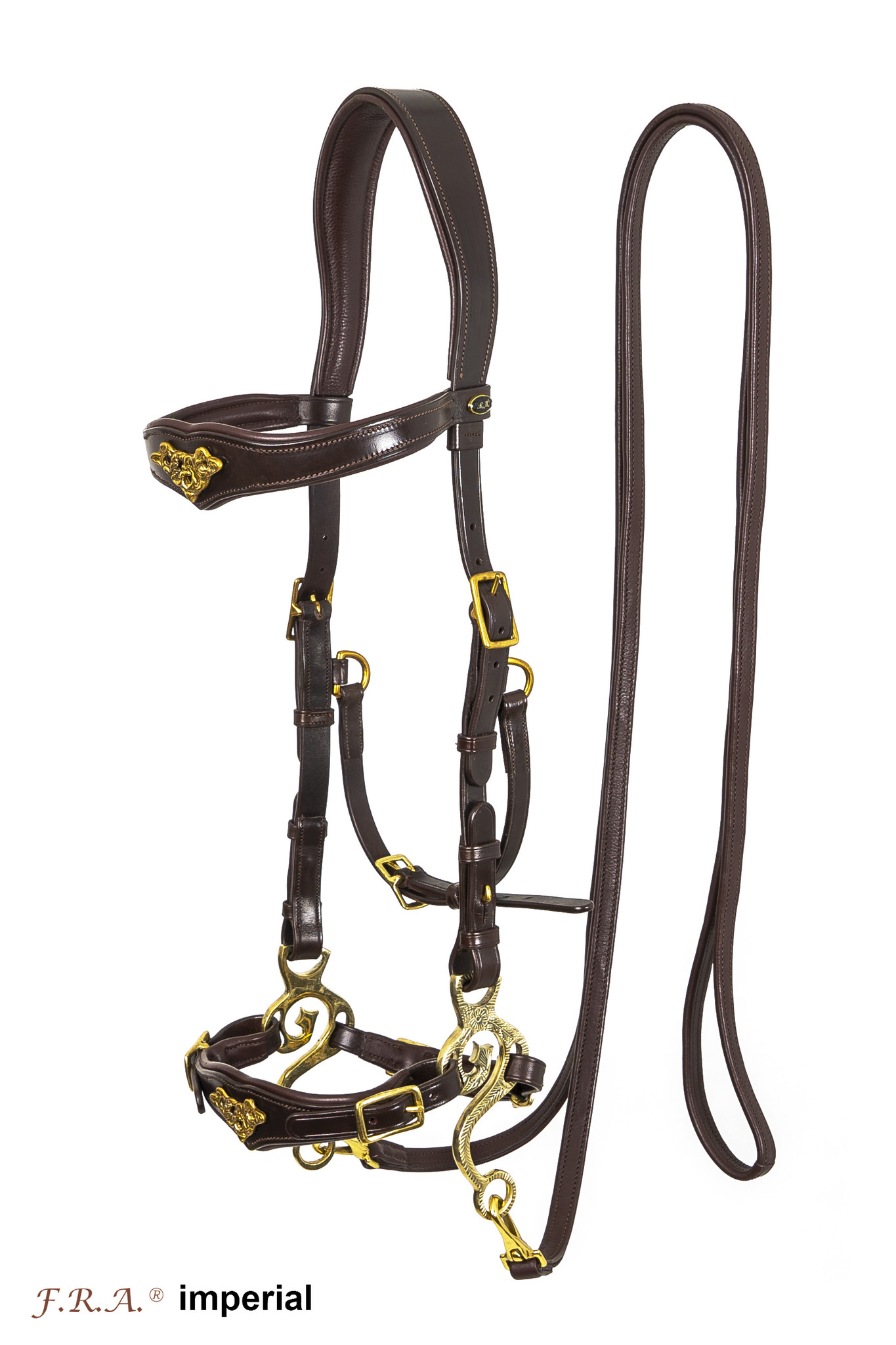Bitless bridle Imperial leather