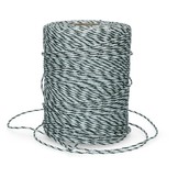 3 mm Zaun Draht weiß dunkelgrün