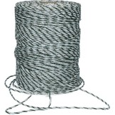 3 mm plus Zaundraht weiß grün 400 m