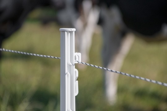 3 mm plus Zaundraht weiß grün 400 m