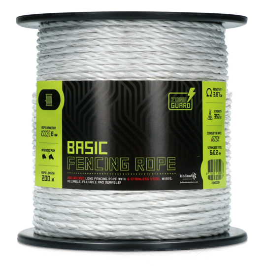 6 mm basic fence wire white 200 m