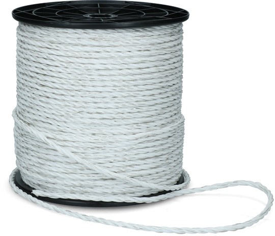 6 mm plus Zaunschnur weiß 200 m