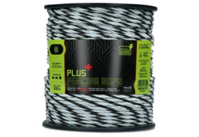 6 mm plus fence cord black white