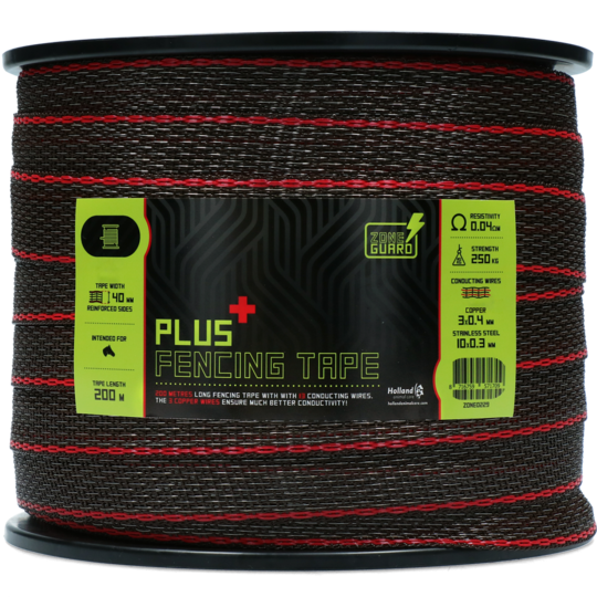 40 mm plus brown fencing tape 200 m