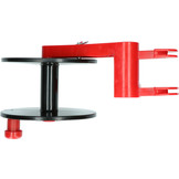 Draadhaspel met blokkeersysteem