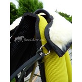 Schafwollsitz für Bareback-Pad fur Airmesh oder Wildleder Reitpad