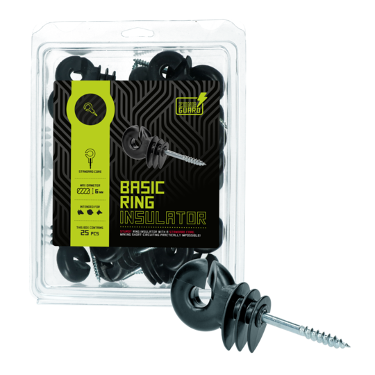 Isolatorring groß schwarz