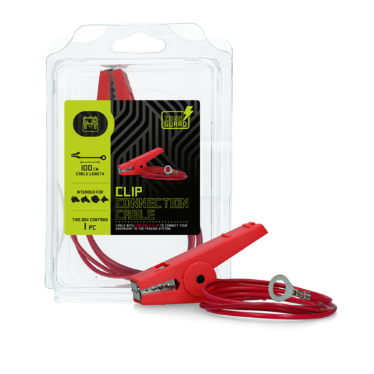 Alligator clip connection cable 100 cm