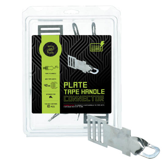 Ribbon gate handle connector RVS