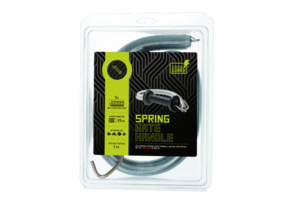 Gate handle with spring 25 mm