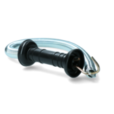 Gate handle with spring 25 mm