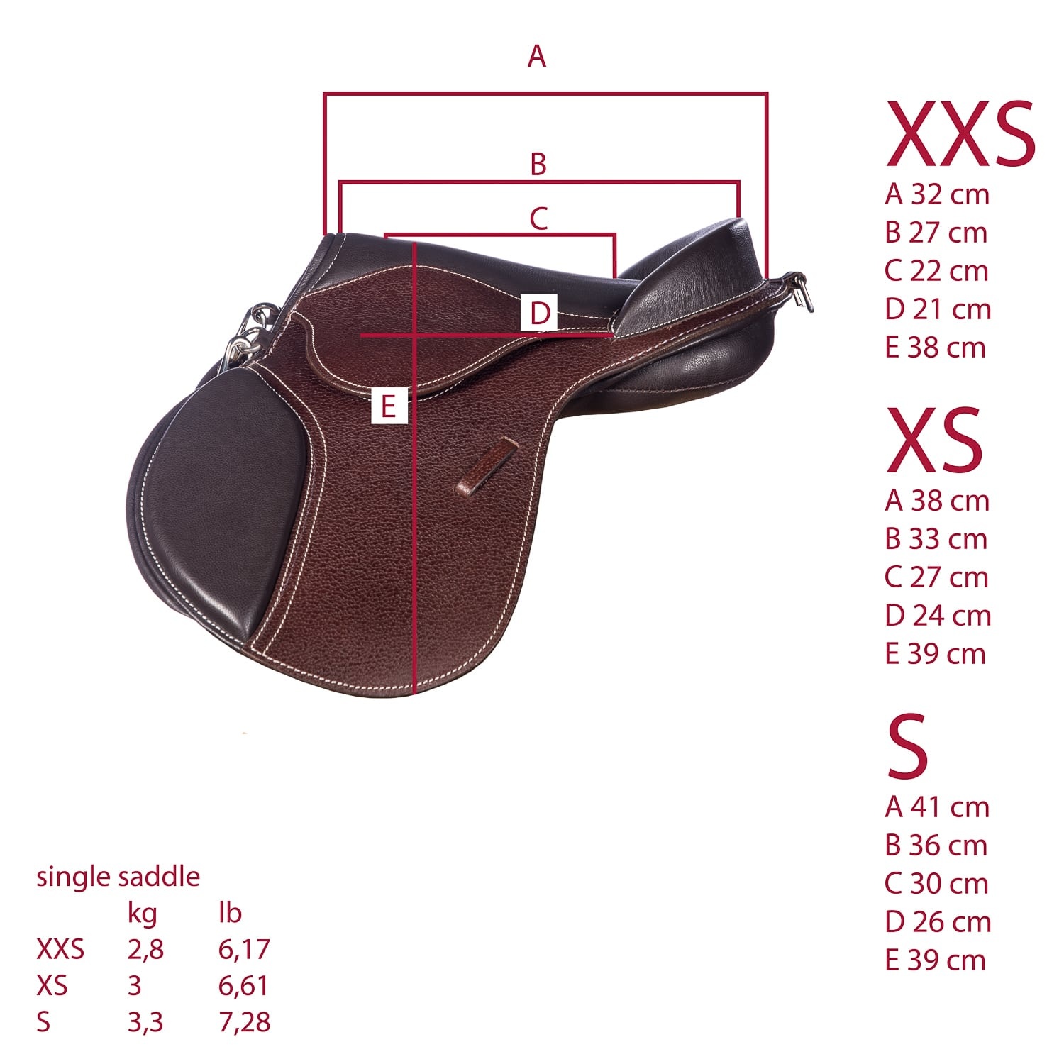 Amigo pony saddle