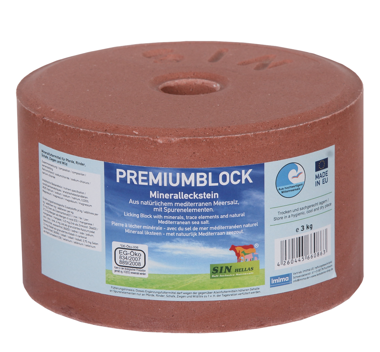 Premium liksteen Premiumblock paard 3kg