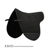 Treeless saddle path with inlays Courville Vika treeless