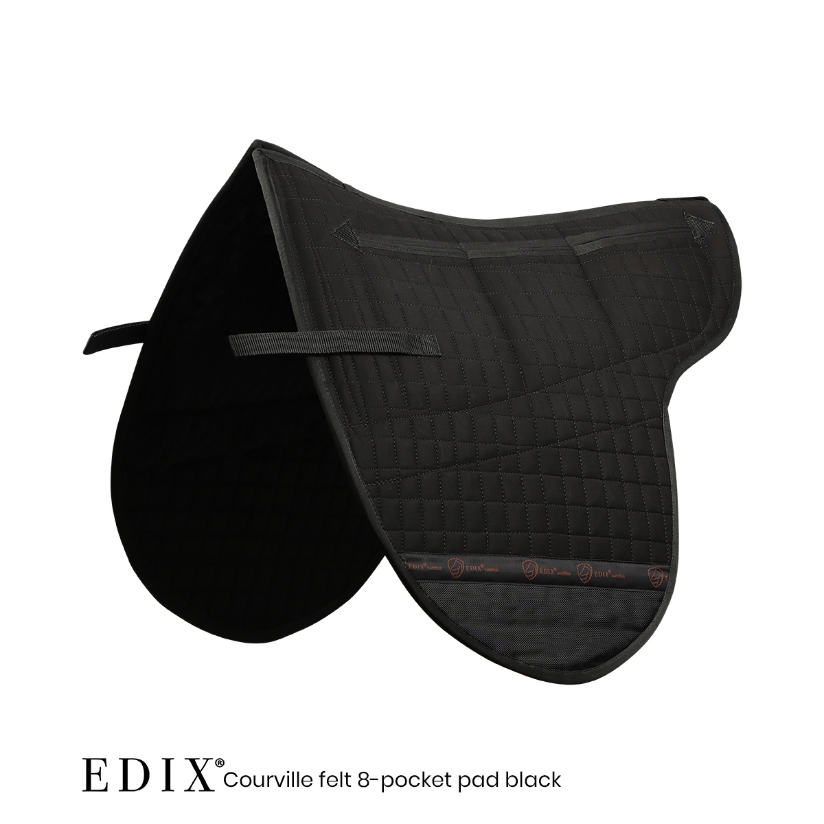 Treeless saddle path with inlays Courville Vika treeless