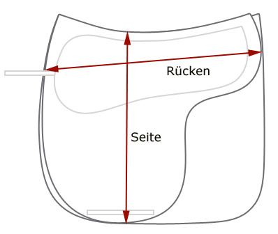 Square pad standard -  tailored