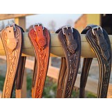 Rose sidepull bitless bridle