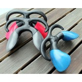 Exchange pommel with handles for therapy girth