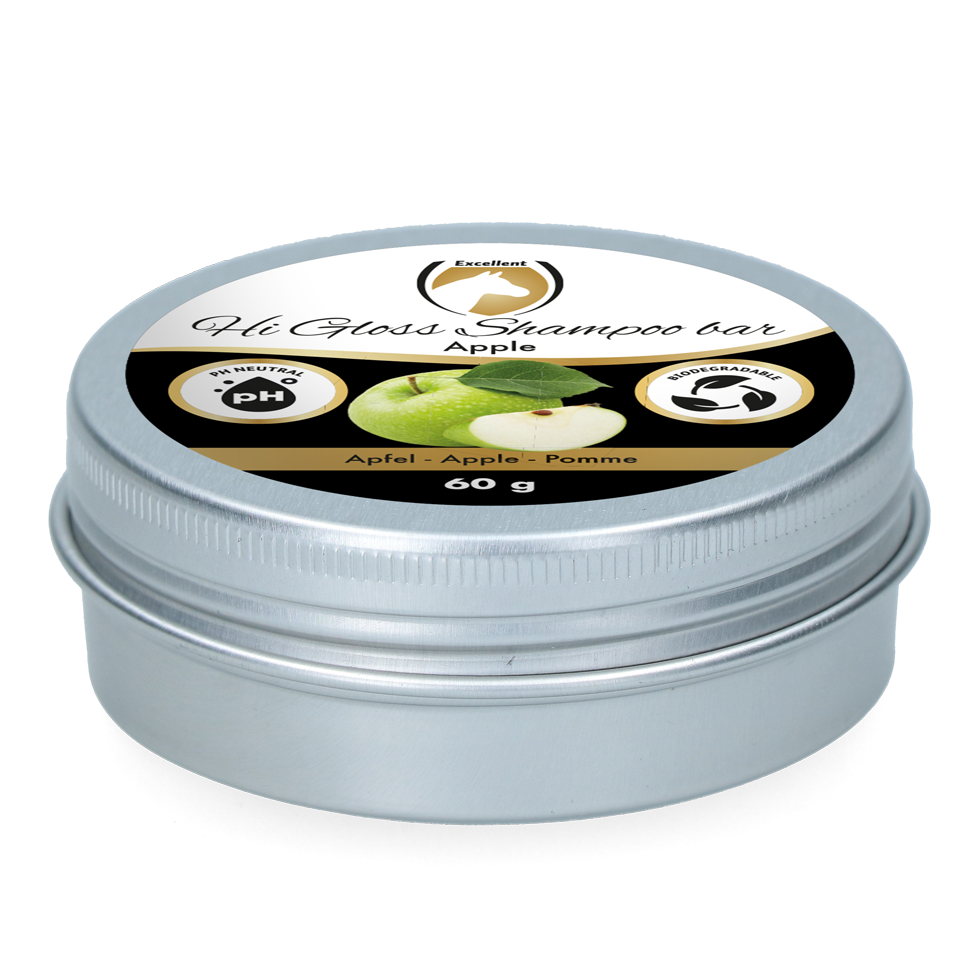 Shampoo bar Apfel fur Pferde