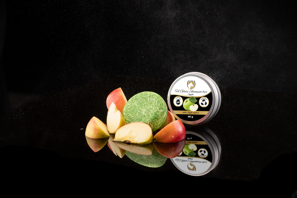 Shampoo bar Apfel fur Pferde