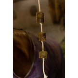 Alfalfa nibble block with play rope for Horses