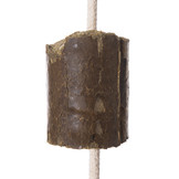 Luzerne knabbelblokken aan Speeltouw voor Paarden