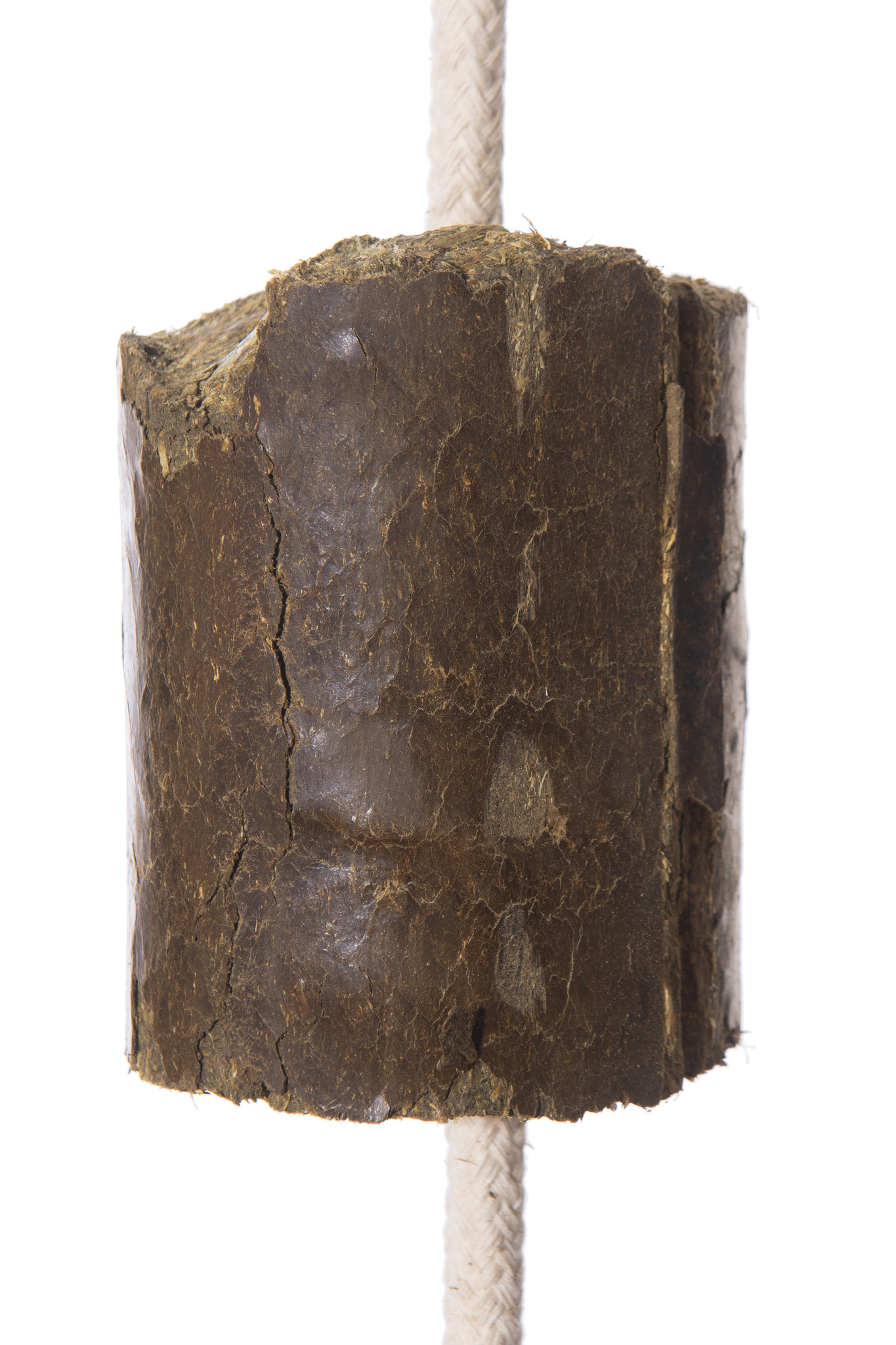 Alfalfa nibble block with play rope for Horses