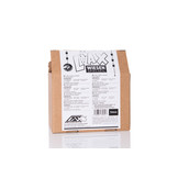 Alfalfa nibble block with play rope with wood discs for horses