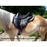 Lambskin treeless saddle pad for inserts soft