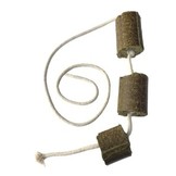 Alfalfa nibble block with play rope for Horses