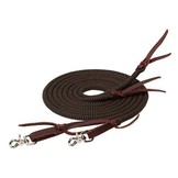 Ecoluxe western rope reins bamboo