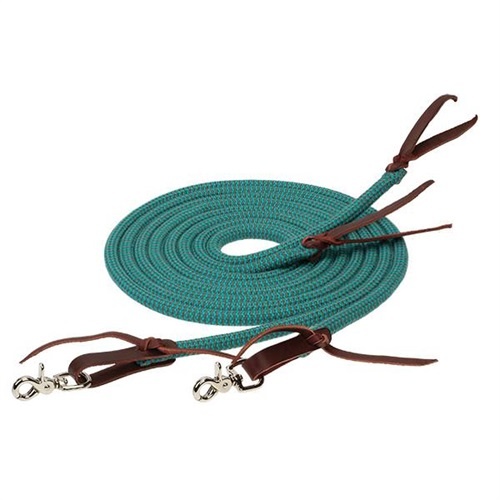 Ecoluxe western rope reins bamboo