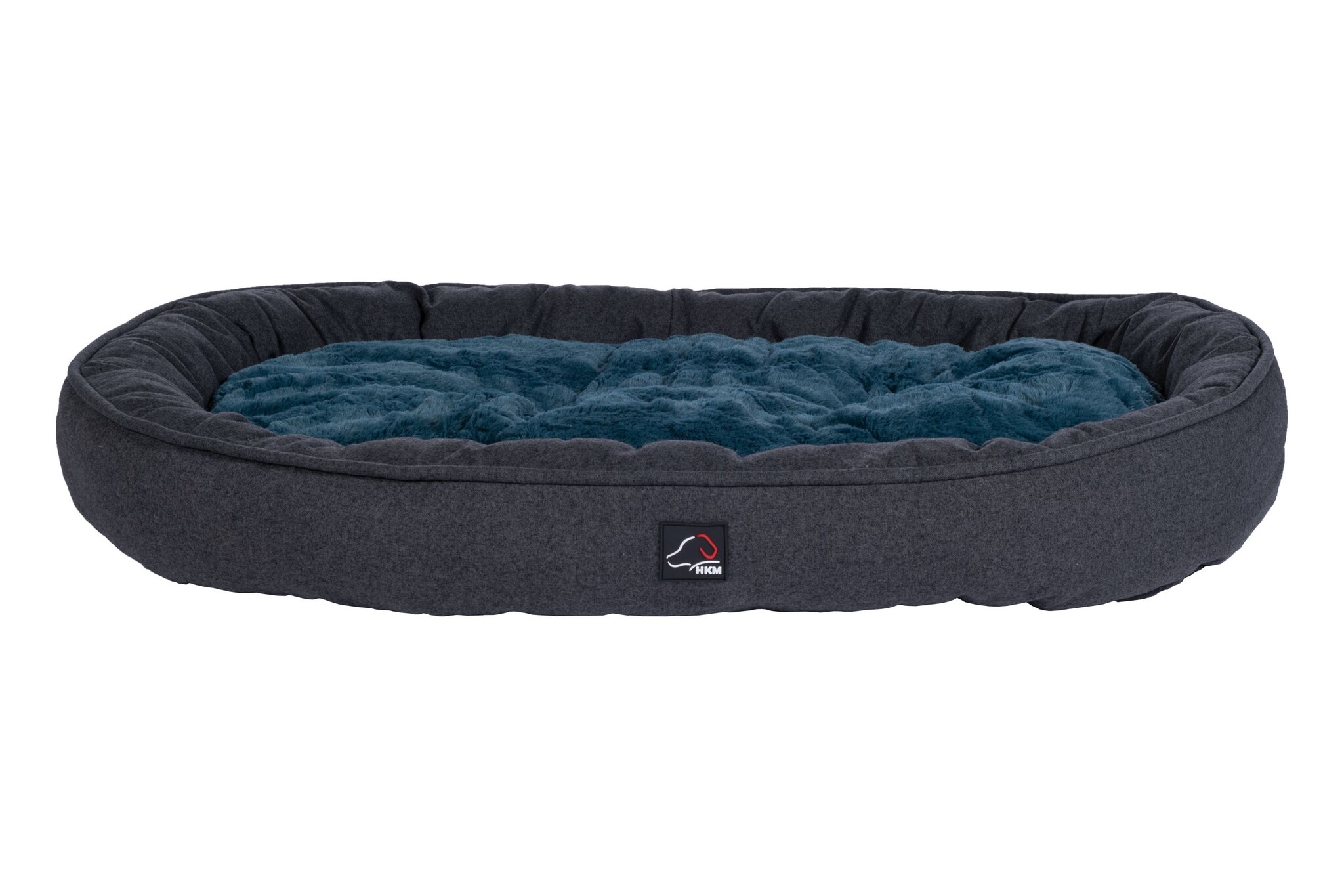 Dog bed - Anam Cara - oval with teddy lining