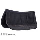 Westernpad met inlages met shimp