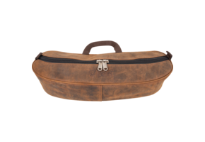 Cantle saddle bag leather