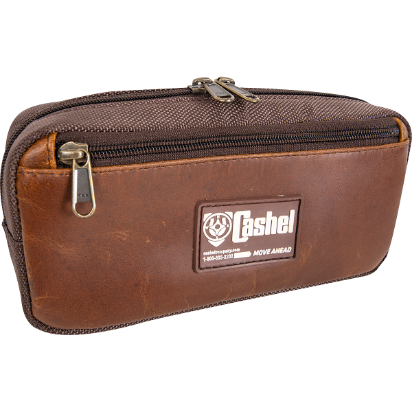 Kleine zadeltas cordura leder