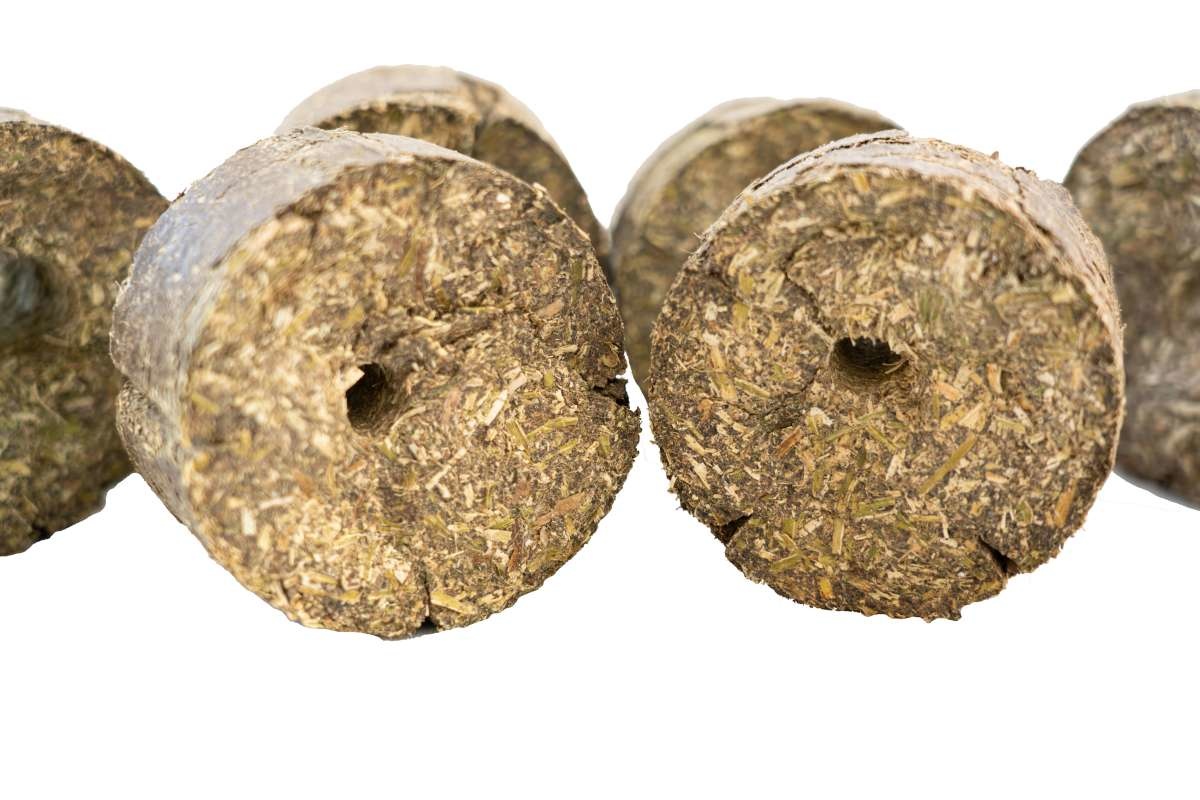 Luzerne groente knabbelblokken met gat navulverpakking