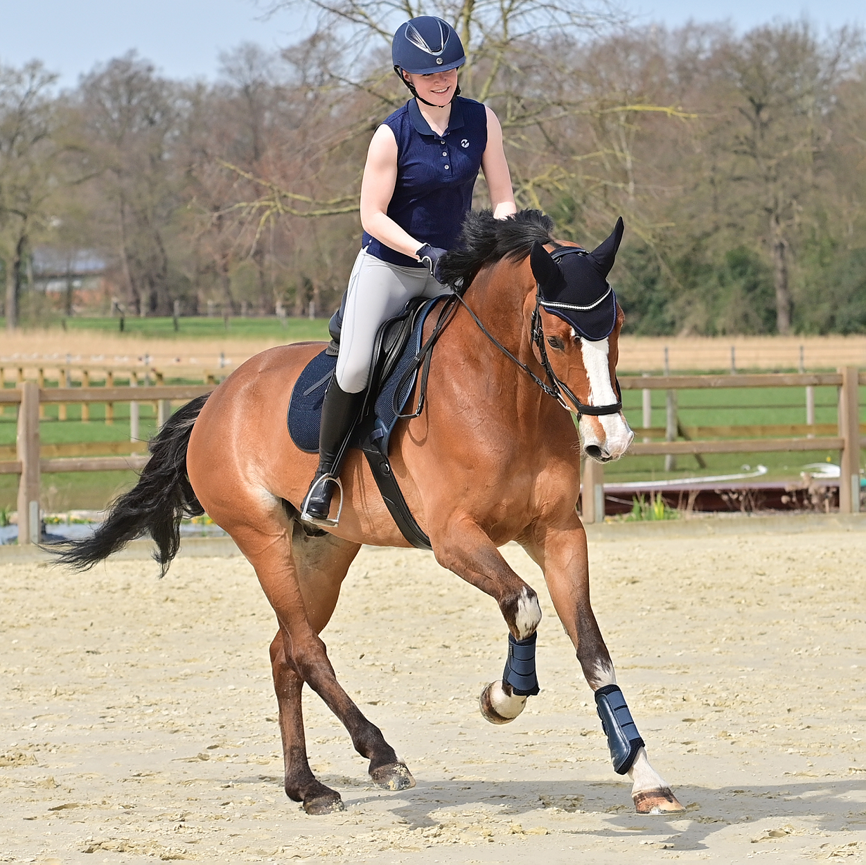 Boomlooszadeldekje 3D Air Effect Flexi met inlages