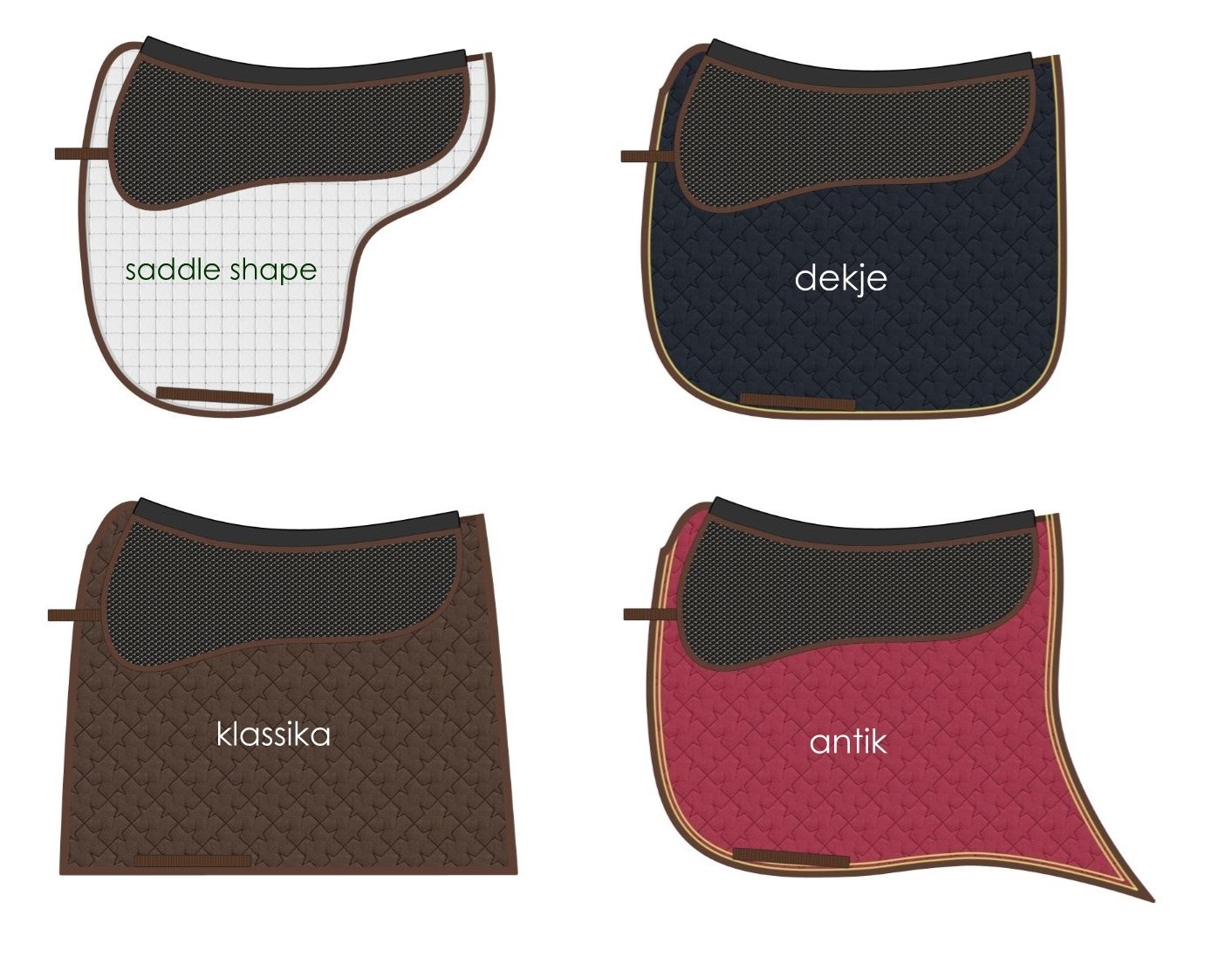 Physio pad with inlays