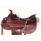 Small butterfly western saddle with seat