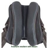 Virginian western saddle with seat