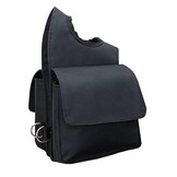 Fork saddle bag made of water-repellent nylon