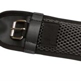Bareback pad girth with one buckle